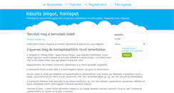 Desktop Screenshot of bloglap.hu