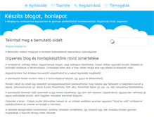Tablet Screenshot of bloglap.hu