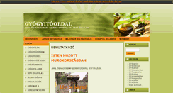 Desktop Screenshot of gyogylapik.bloglap.hu