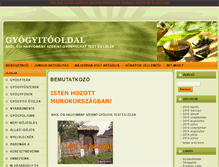 Tablet Screenshot of gyogylapik.bloglap.hu