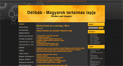 Desktop Screenshot of delibab.bloglap.hu